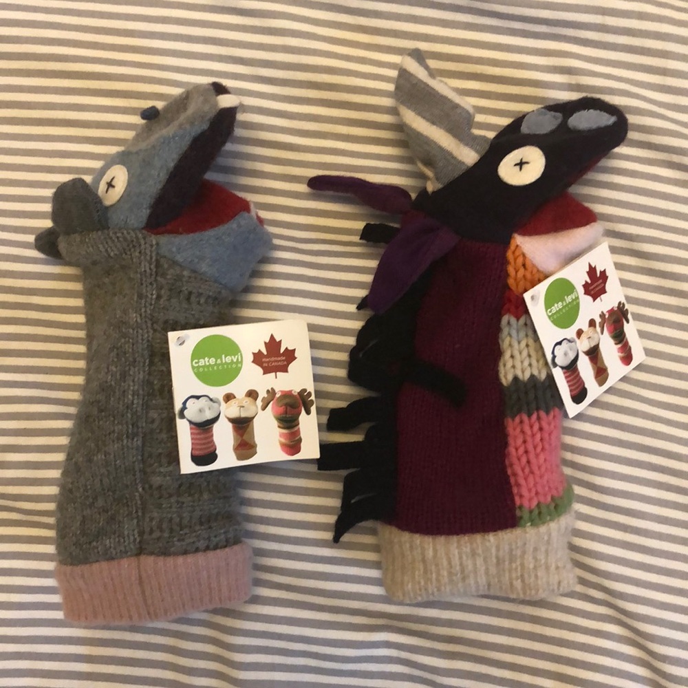 Cate & Levi Handmade Puppets